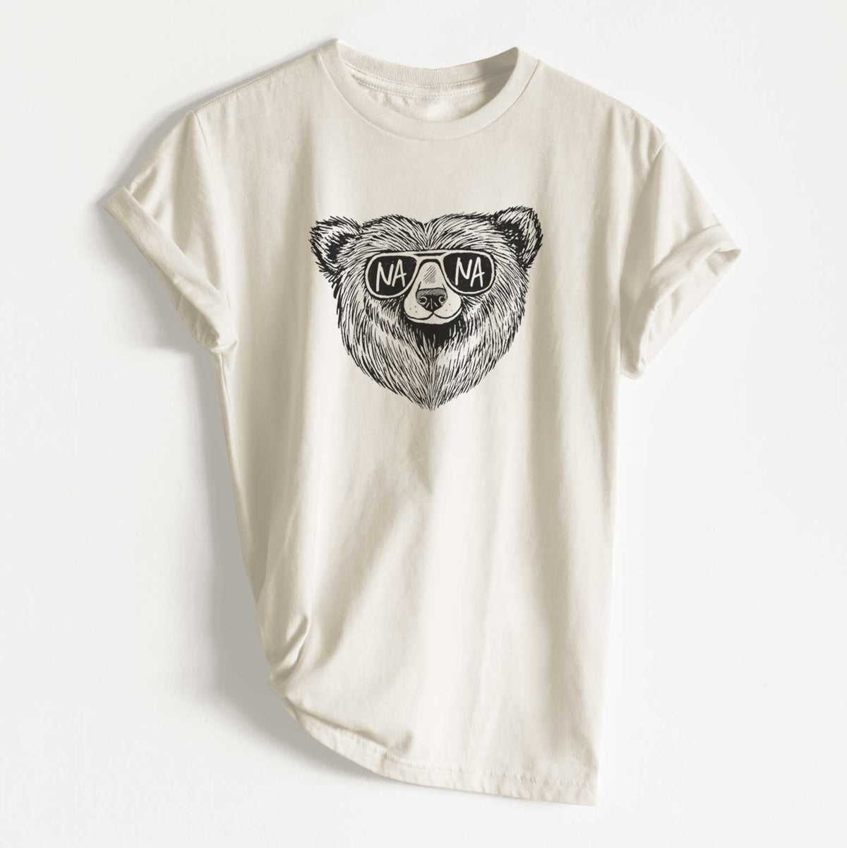 Nana Bear - Nana Glasses - Unisex Recycled Eco Tee  - CLOSEOUT - FINAL SALE