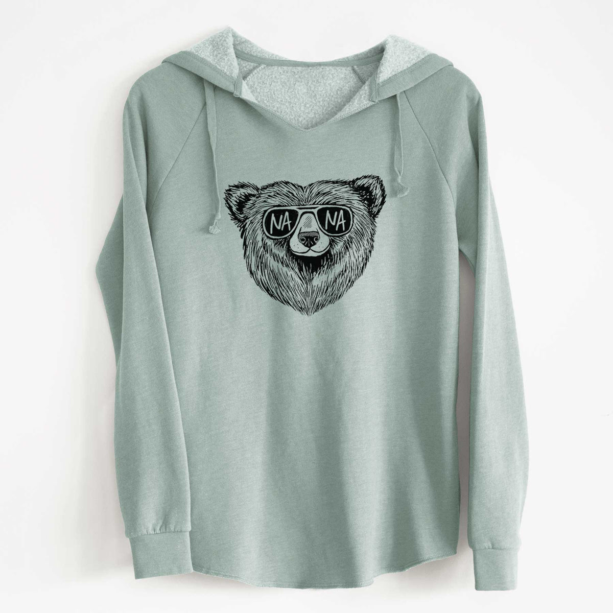 Nana Bear - Nana Glasses - Cali Wave Hooded Sweatshirt