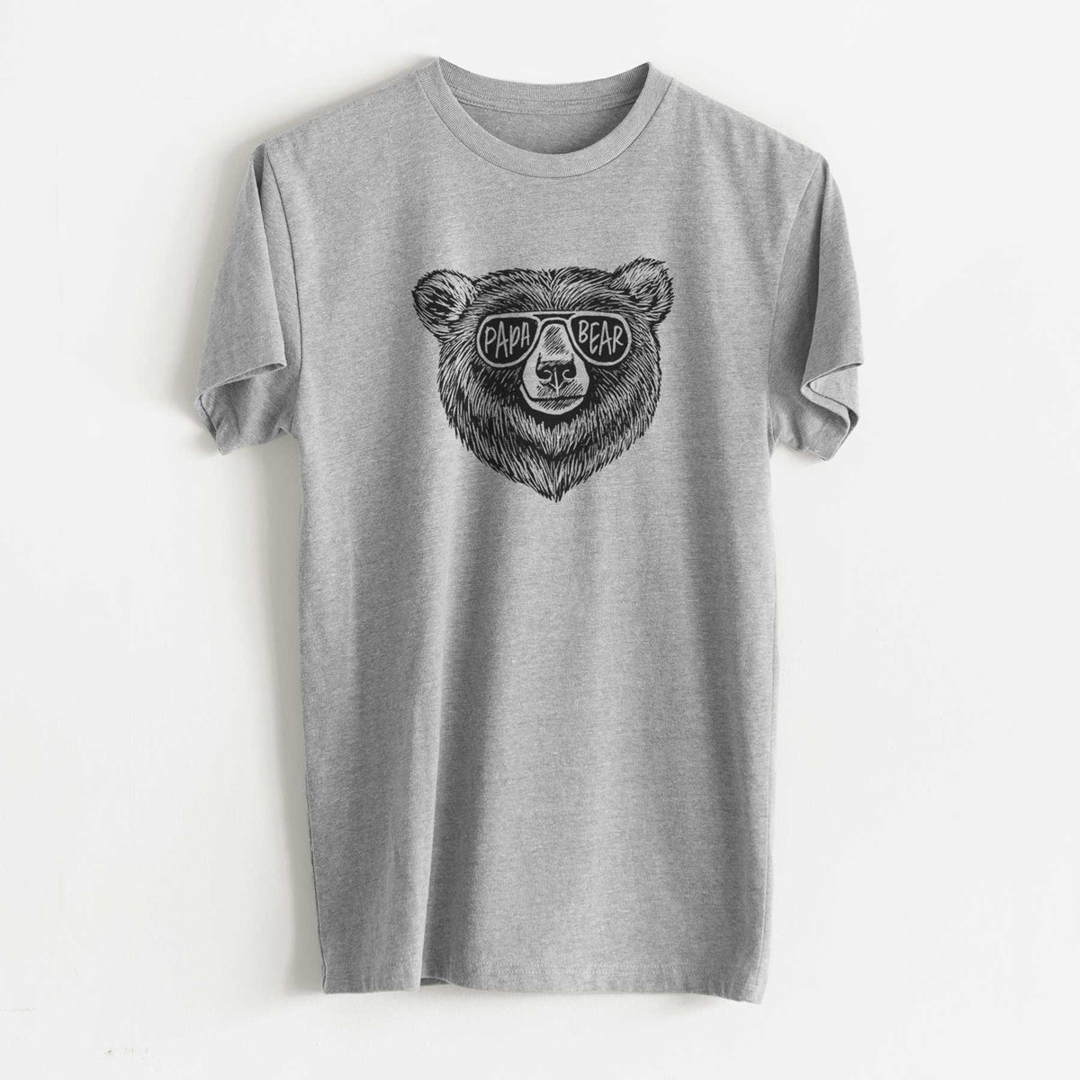 Papa Bear - Unisex Recycled Eco Tee  - CLOSEOUT - FINAL SALE