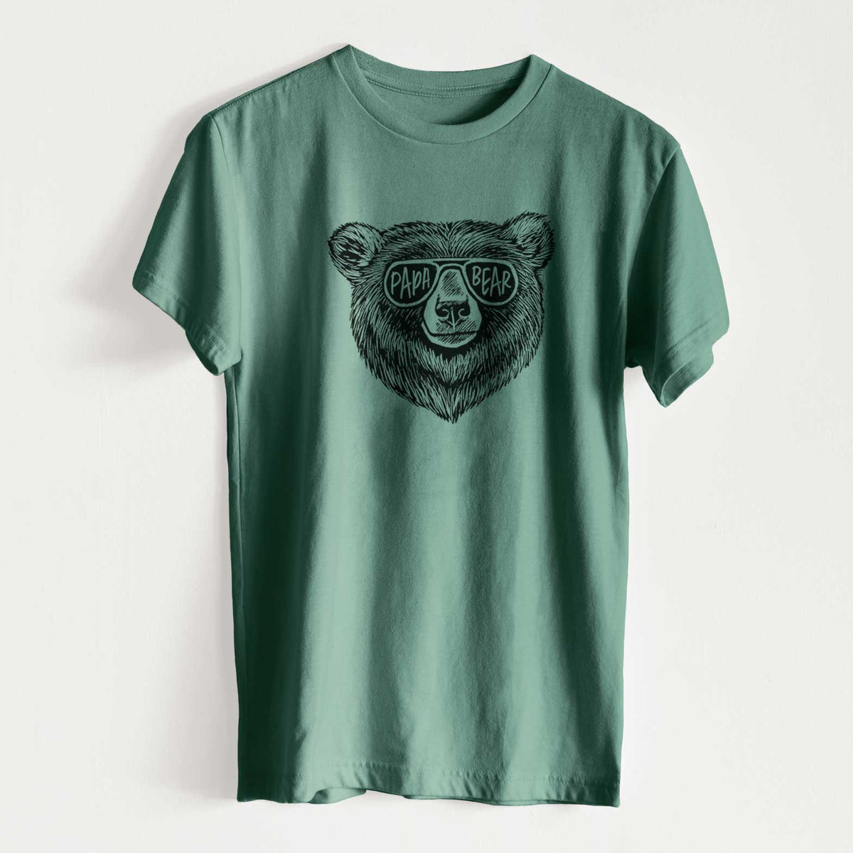 Papa Bear - Unisex Recycled Eco Tee  - CLOSEOUT - FINAL SALE