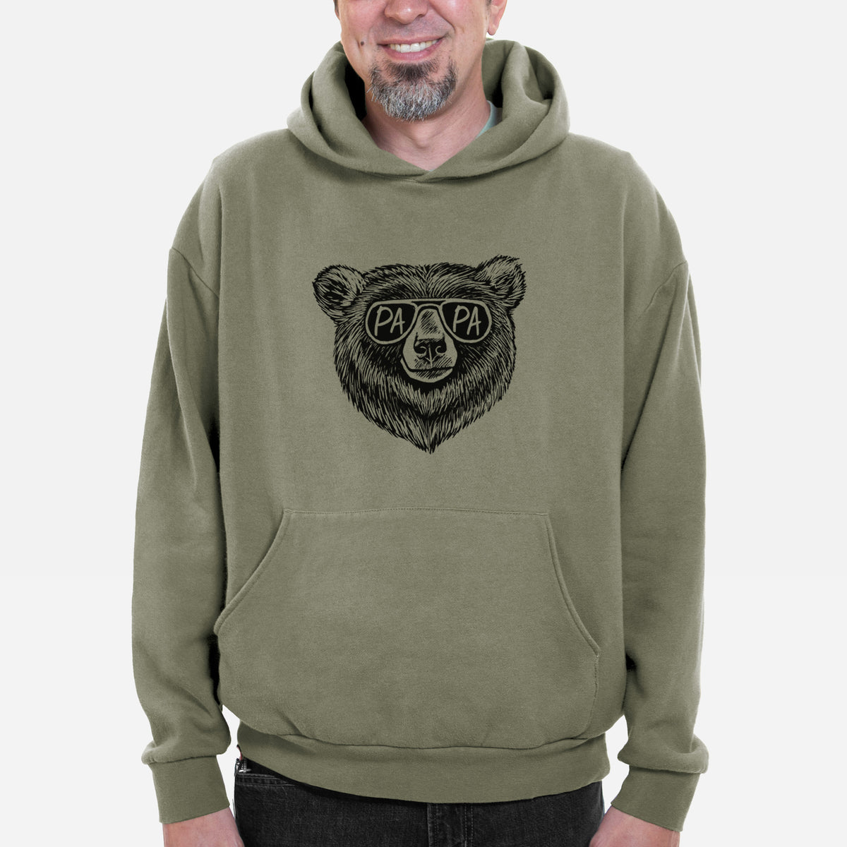 Papa Bear - Papa Glasses  - Bodega Midweight Hoodie