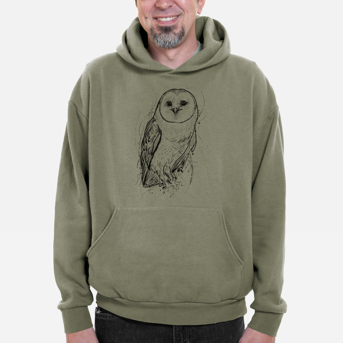 Barn Owl - Tyto alba  - Bodega Midweight Hoodie