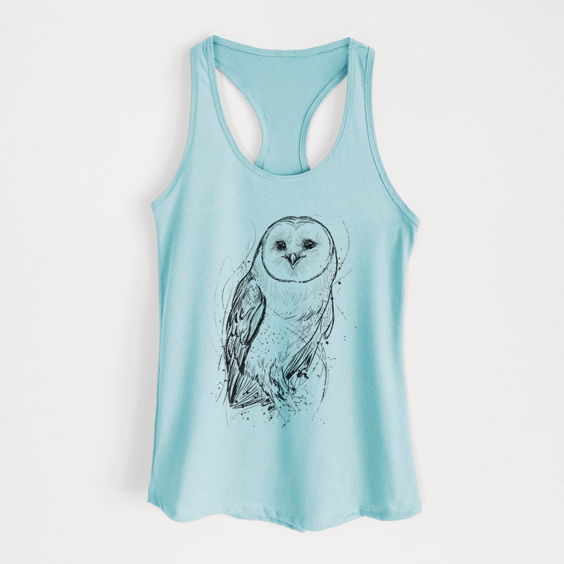 Barn Owl - Tyto alba - Women's Racerback Tanktop