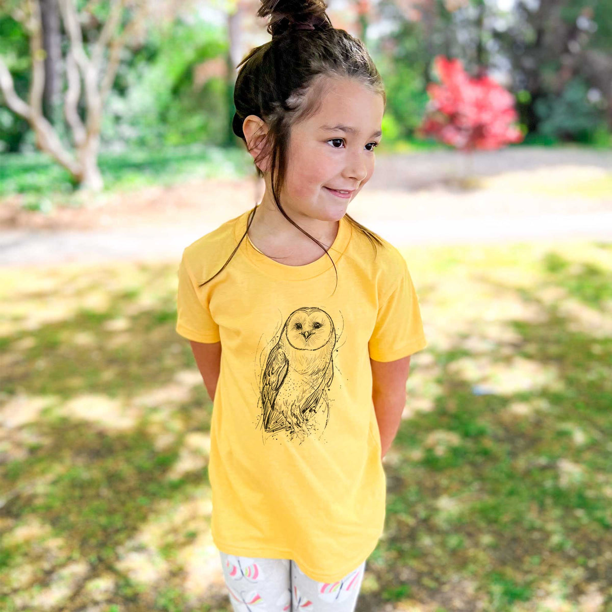 Barn Owl - Tyto alba - Kids Shirt