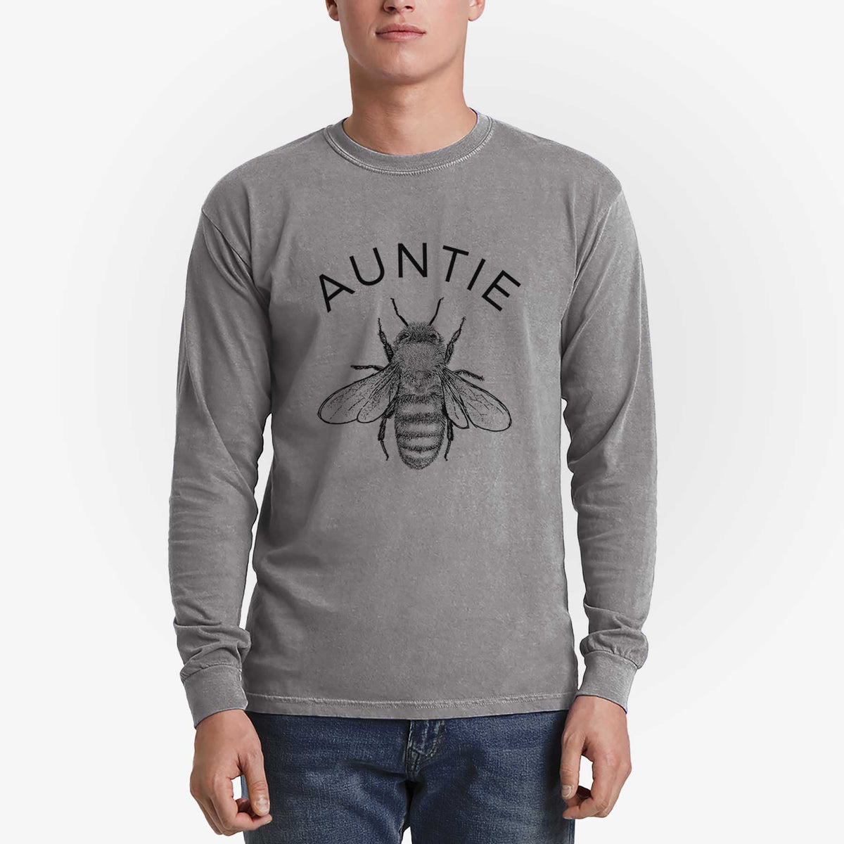 Auntie Bee - Heavyweight 100% Cotton Long Sleeve