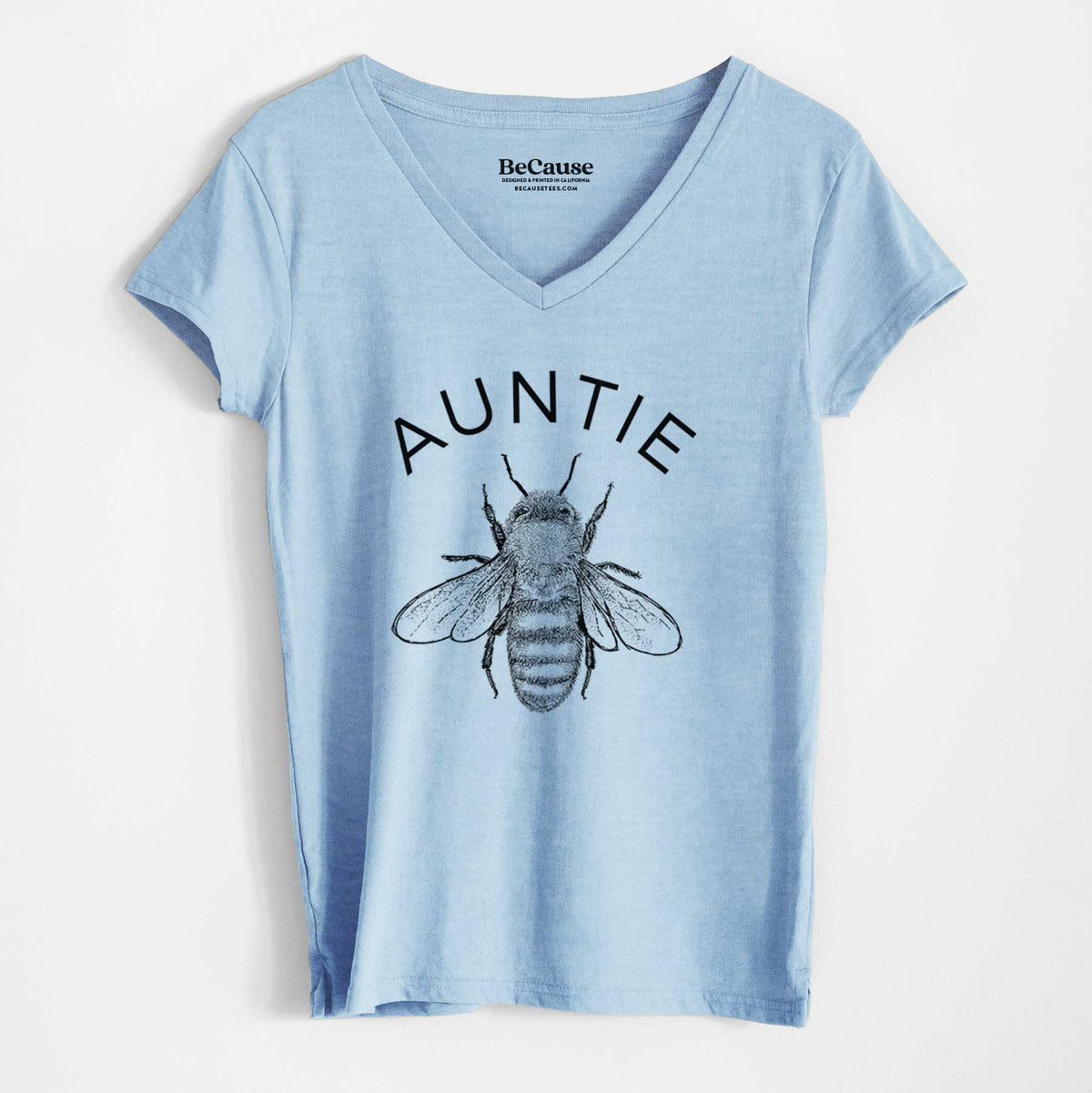 Auntie Bee - Women&#39;s 100% Recycled V-neck