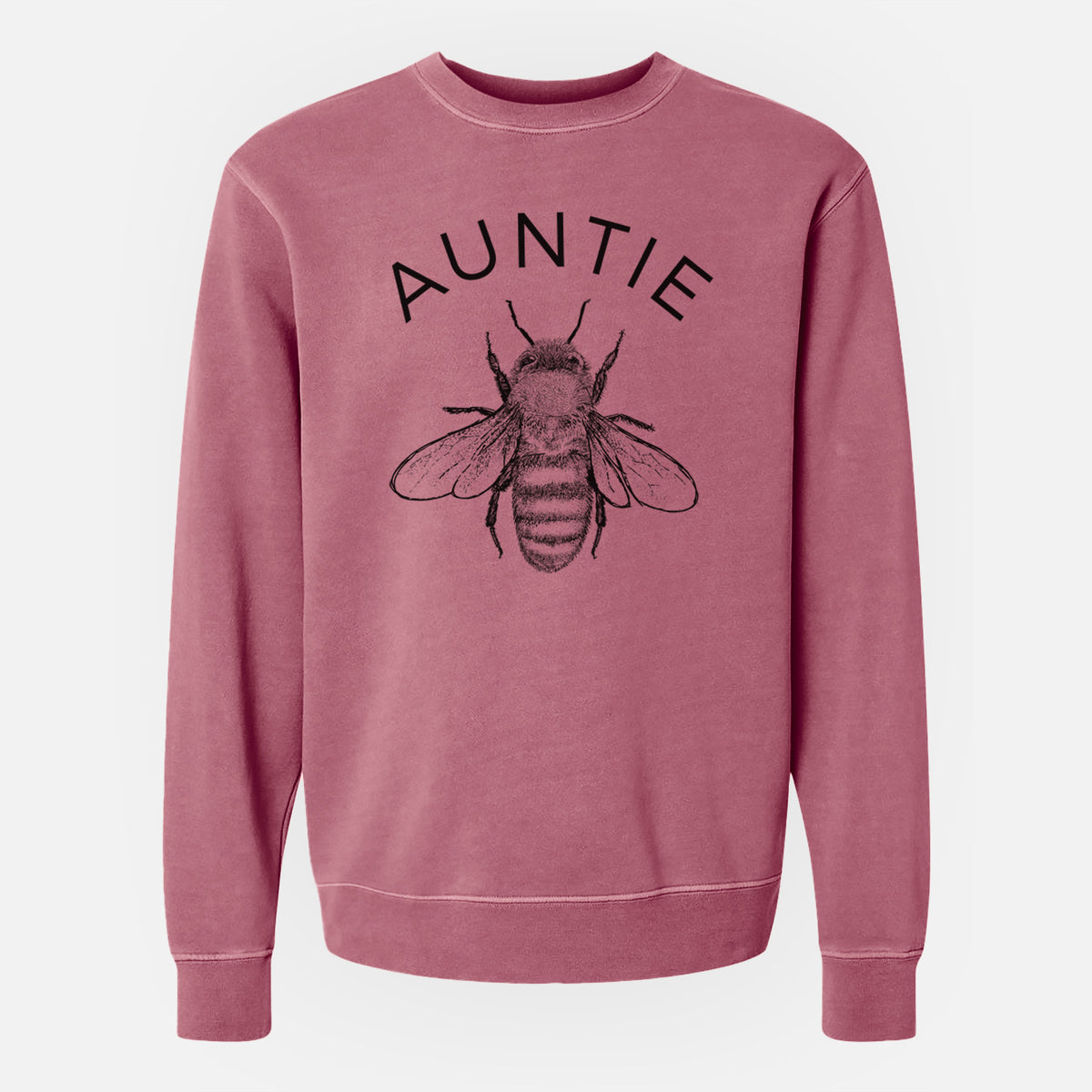 Auntie Bee - Unisex Pigment Dyed Crew Sweatshirt
