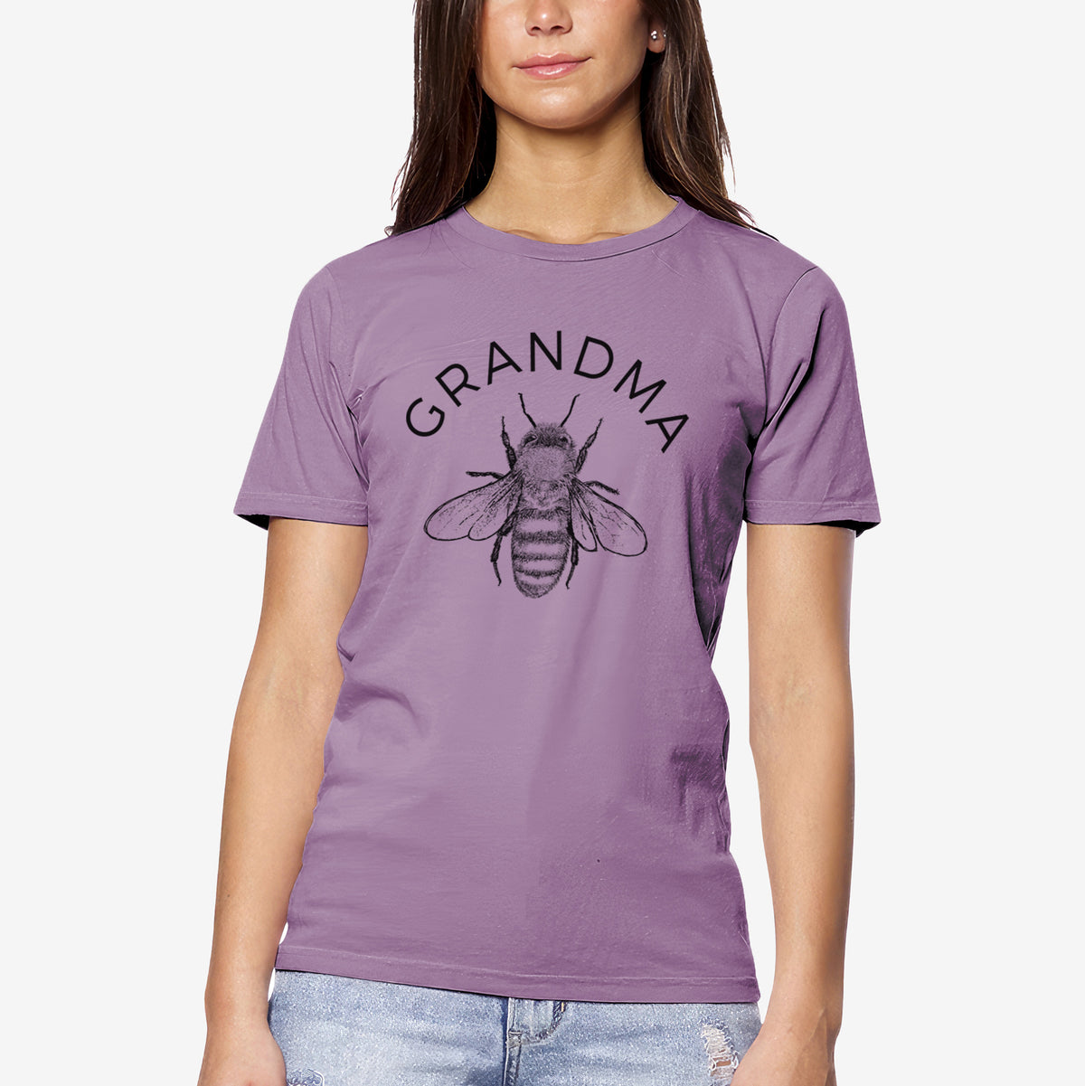 Grandma Bee - Unisex Crewneck - Made in USA - 100% Organic Cotton