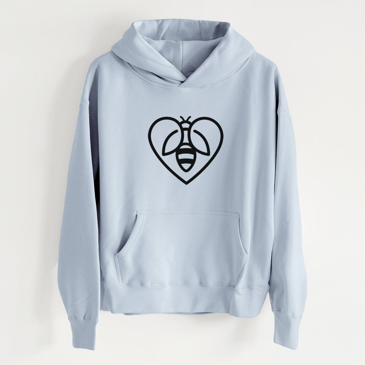 Bee Heart Icon - Women&#39;s Heavyweight Relaxed Hoodie