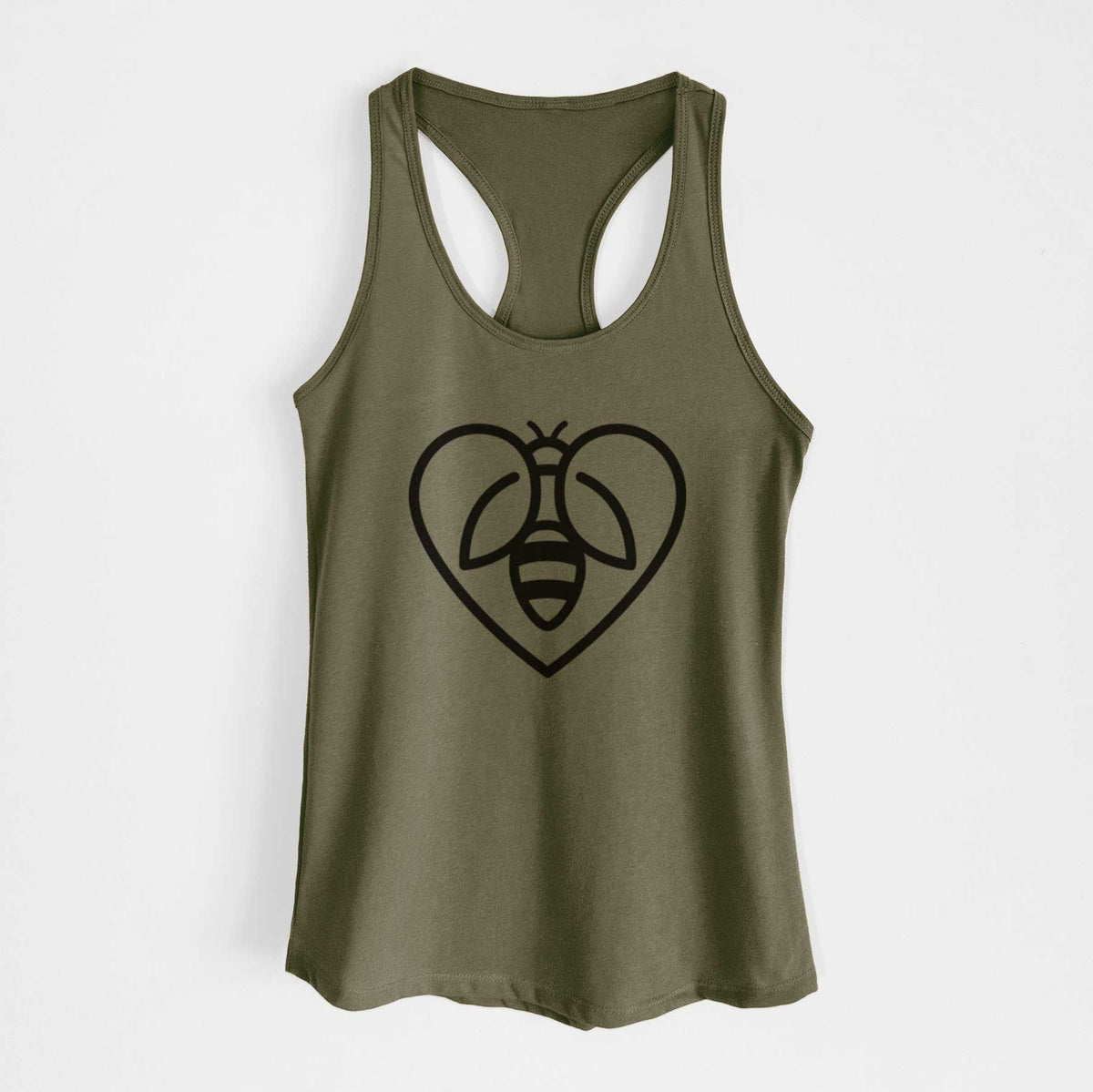 Bee Heart Icon - Women&#39;s Racerback Tanktop
