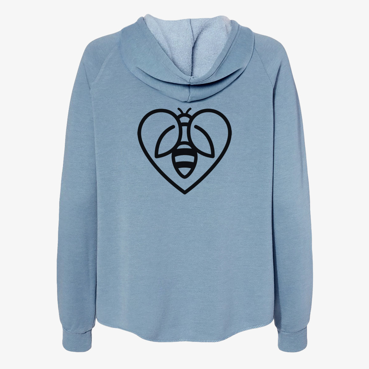Bee Heart Icon - Women&#39;s Cali Wave Zip-Up Sweatshirt