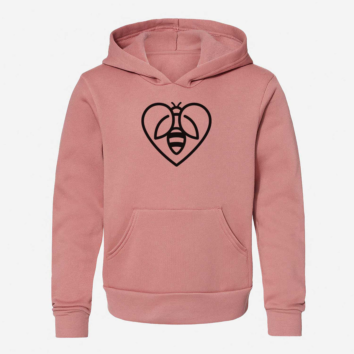 Bee Heart Icon - Youth Hoodie Sweatshirt