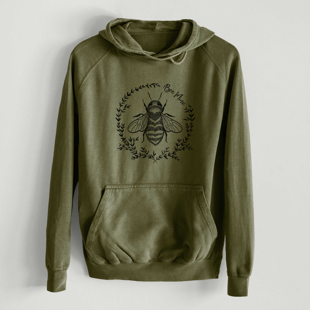Bee Mine  - Mid-Weight Unisex Vintage 100% Cotton Hoodie