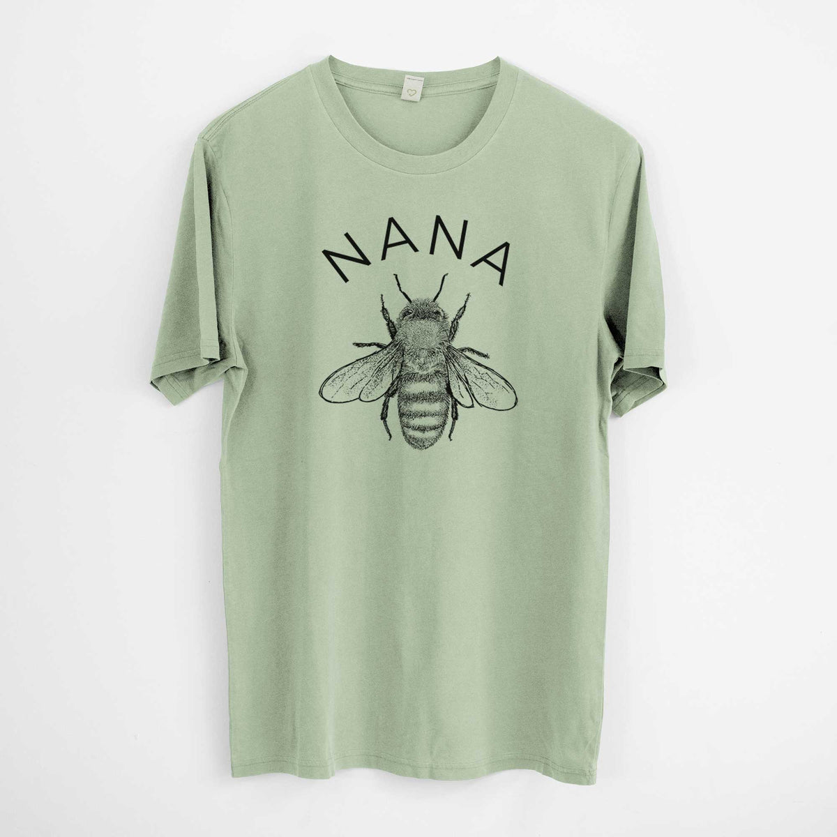Nana Bee -  Mineral Wash 100% Organic Cotton Short Sleeve