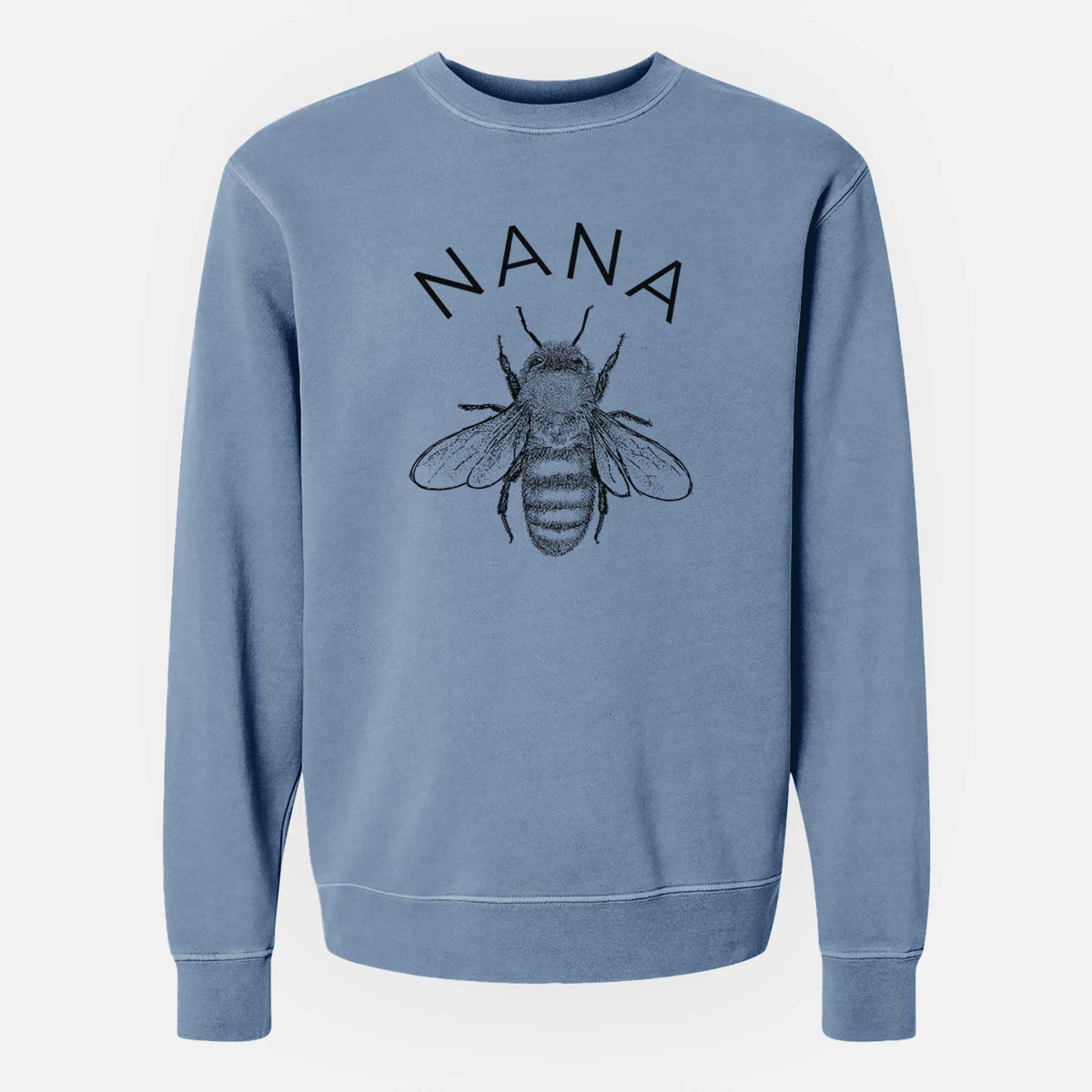 Nana Bee - Unisex Pigment Dyed Crew Sweatshirt