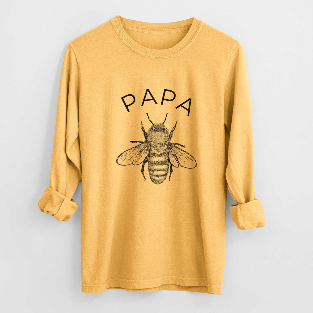 Papa Bee - Heavyweight 100% Cotton Long Sleeve