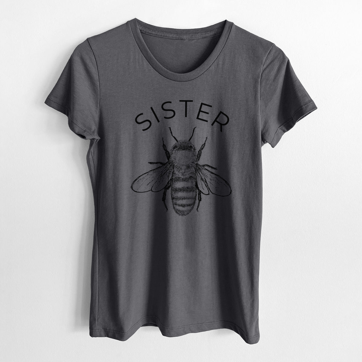 Sister Bee - Women&#39;s Crewneck - Made in USA - 100% Organic Cotton