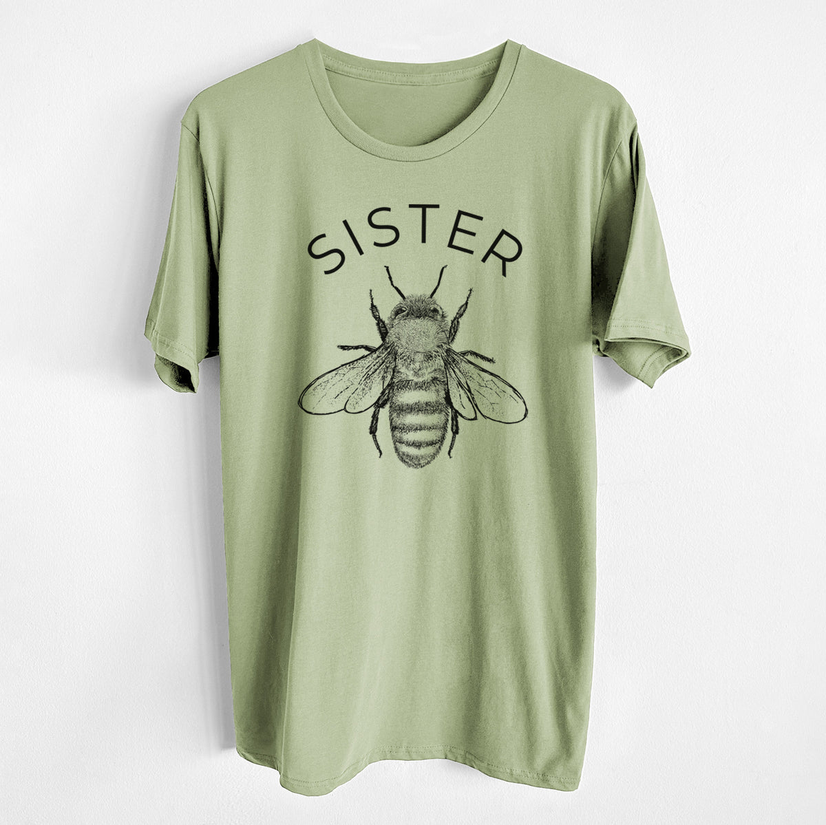 Sister Bee - Unisex Crewneck - Made in USA - 100% Organic Cotton