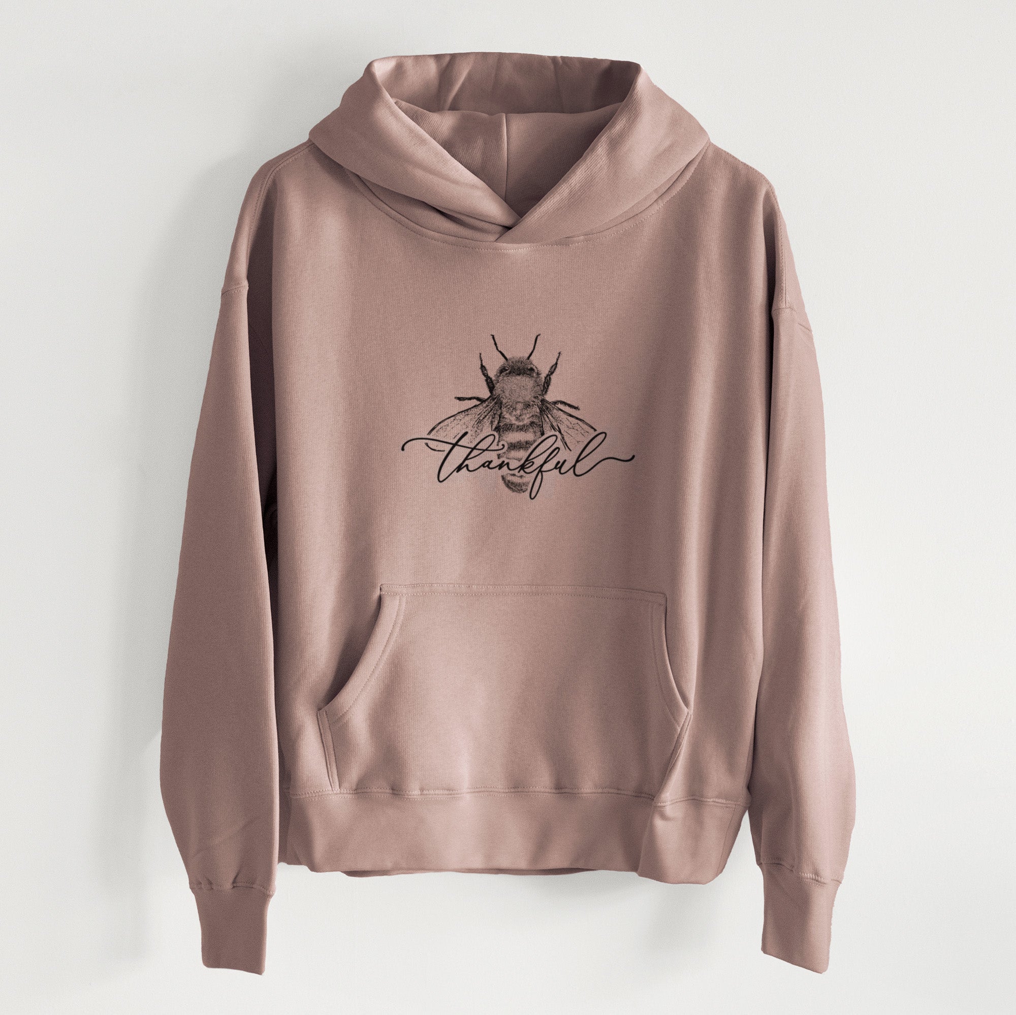Bee Thankful - Women's Heavyweight Relaxed Hoodie - Because Tees