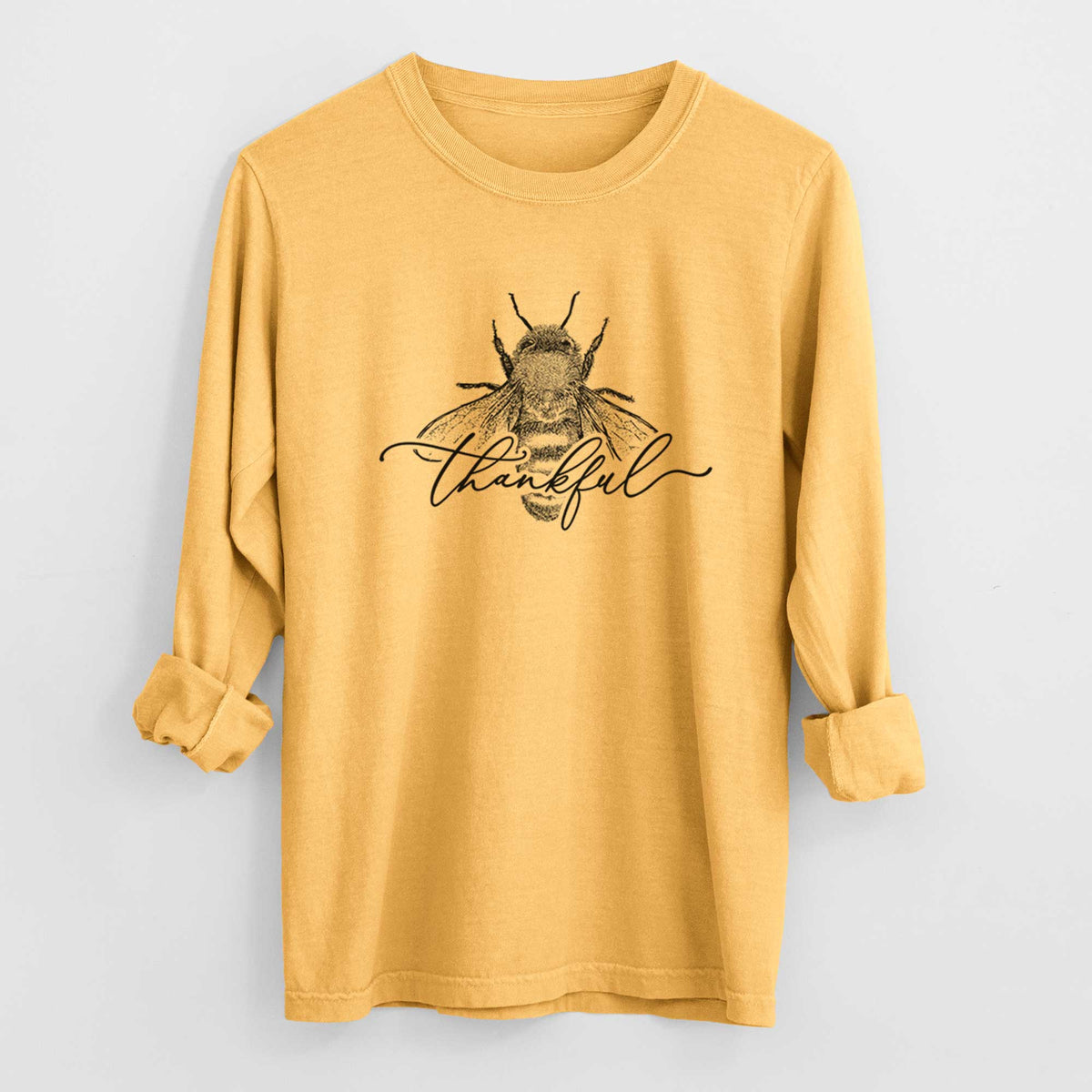 Bee Thankful - Heavyweight 100% Cotton Long Sleeve
