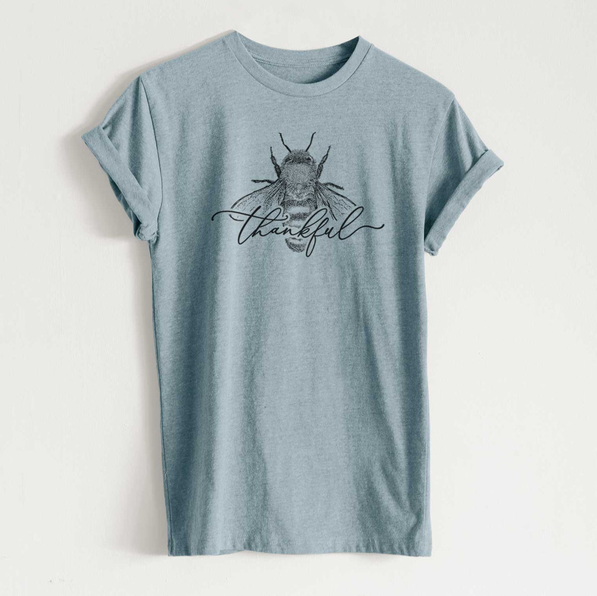 Bee Thankful - Unisex Recycled Eco Tee  - CLOSEOUT - FINAL SALE