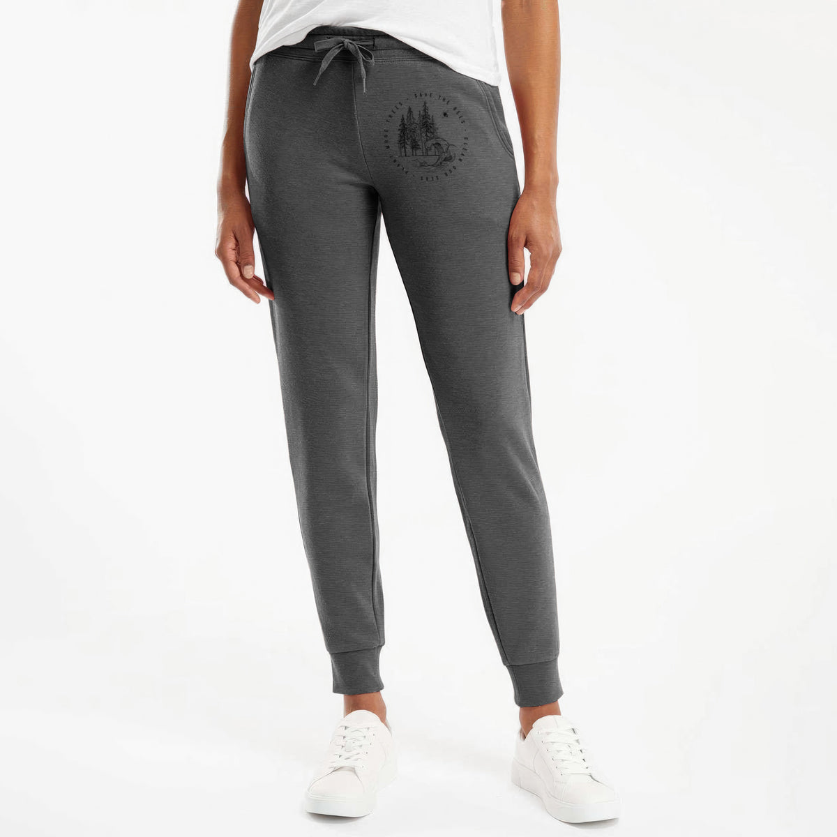Save the Bees, Clean our Seas, Plant more Trees - Women&#39;s Cali Wave Jogger Sweatpants