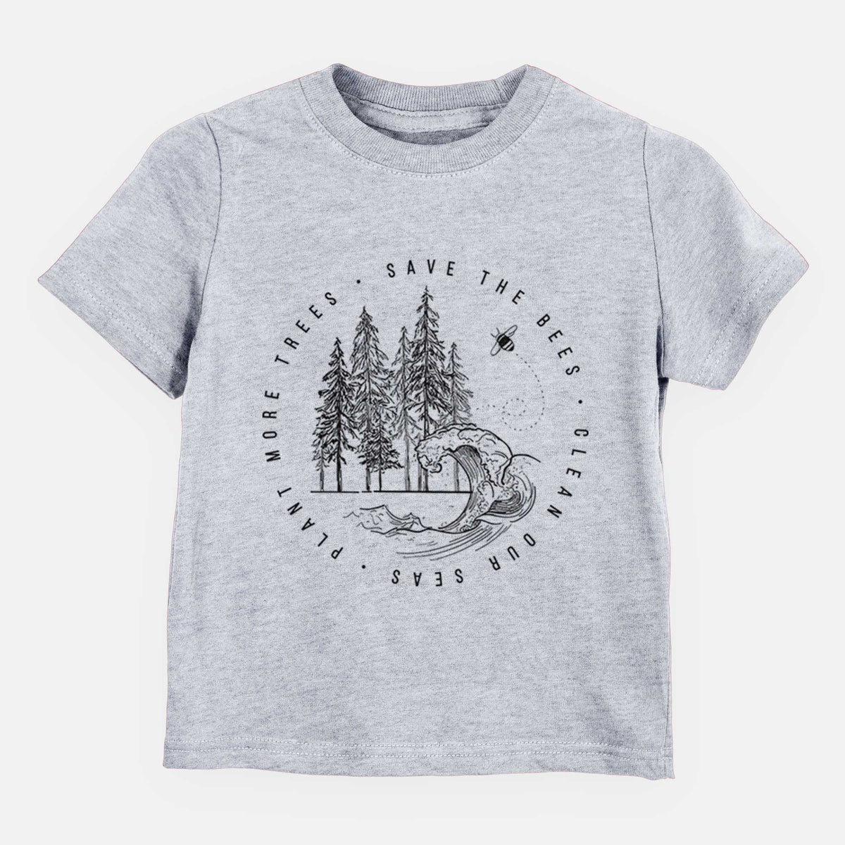 Save the Bees, Clean our Seas, Plant more Trees - Kids Shirt