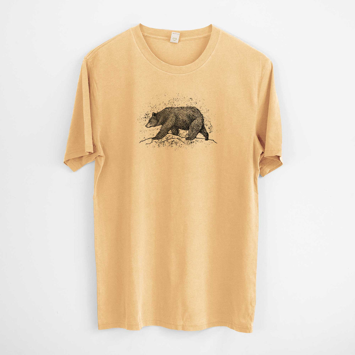 Black Bear -  Mineral Wash 100% Organic Cotton Short Sleeve