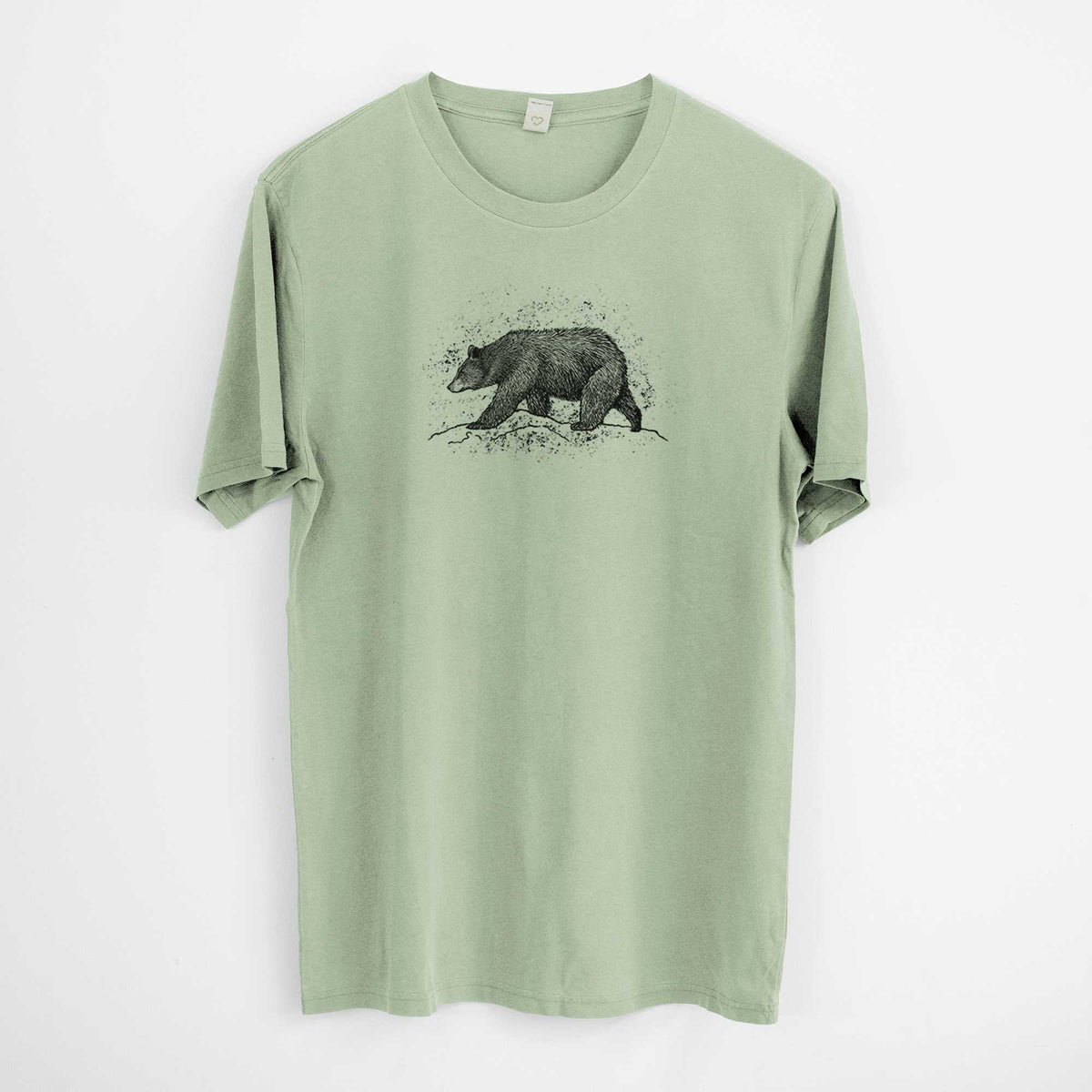 Black Bear -  Mineral Wash 100% Organic Cotton Short Sleeve