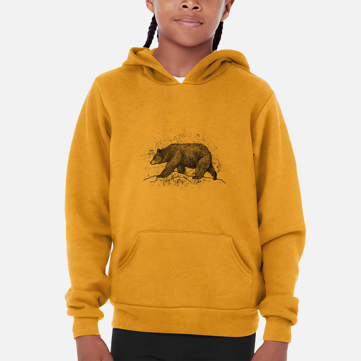 Black Bear - Youth Hoodie Sweatshirt