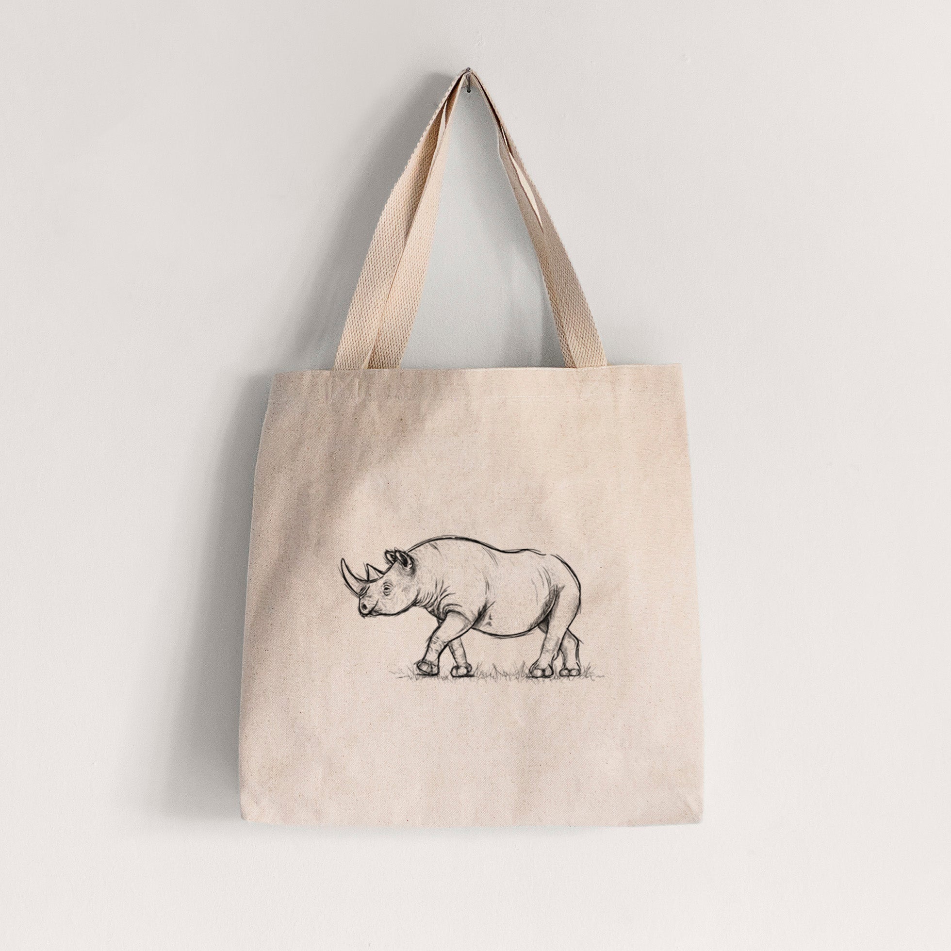 Black Rhinoceros - Diceros bicornis - Tote Bag