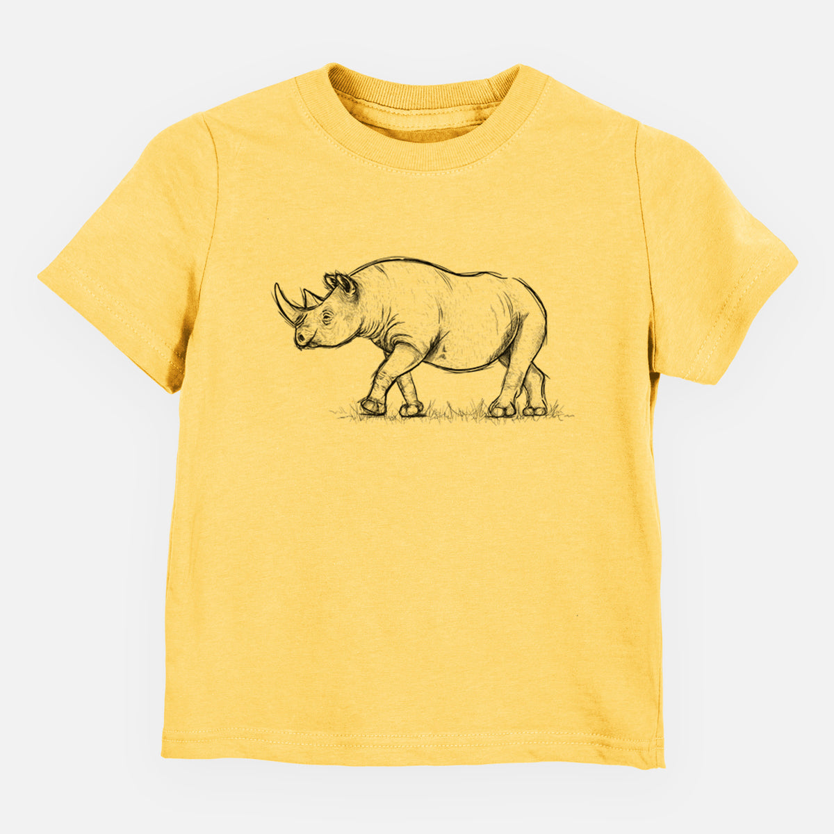Black Rhinoceros - Diceros bicornis - Kids Shirt