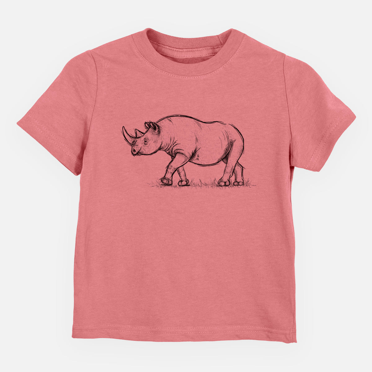 Black Rhinoceros - Diceros bicornis - Kids Shirt