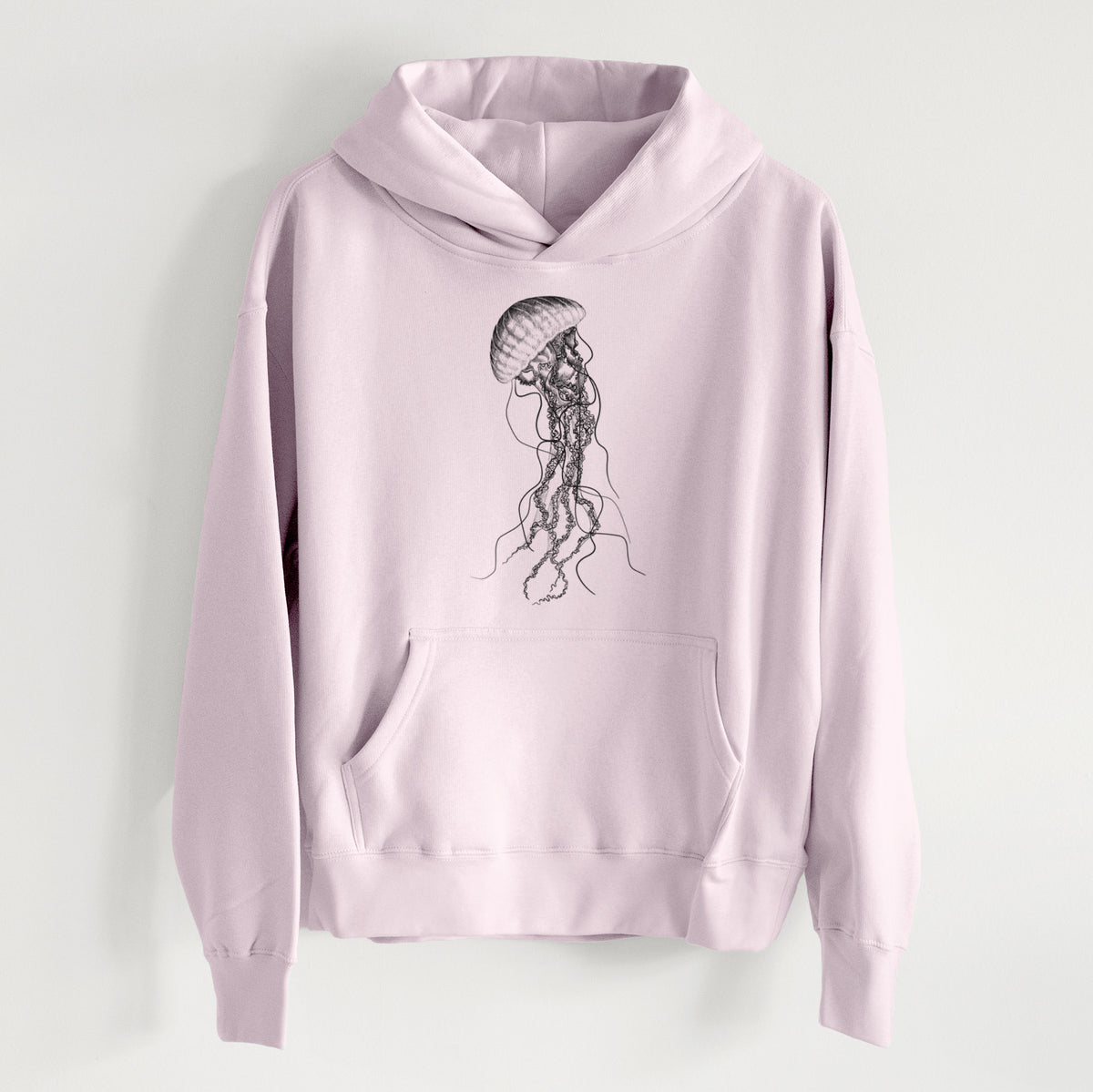 Black Sea Nettle Jellyfish - Chrysaora achlyos - Women&#39;s Heavyweight Relaxed Hoodie