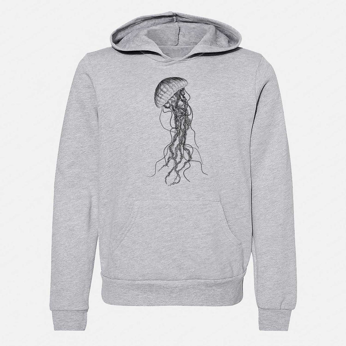 Black Sea Nettle Jellyfish - Chrysaora achlyos - Youth Hoodie Sweatshirt