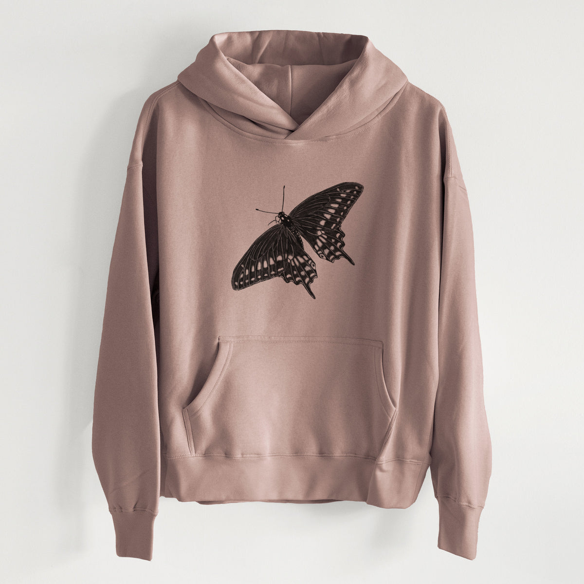 Black Swallowtail Butterfly - Papilio polyxenes - Women&#39;s Heavyweight Relaxed Hoodie