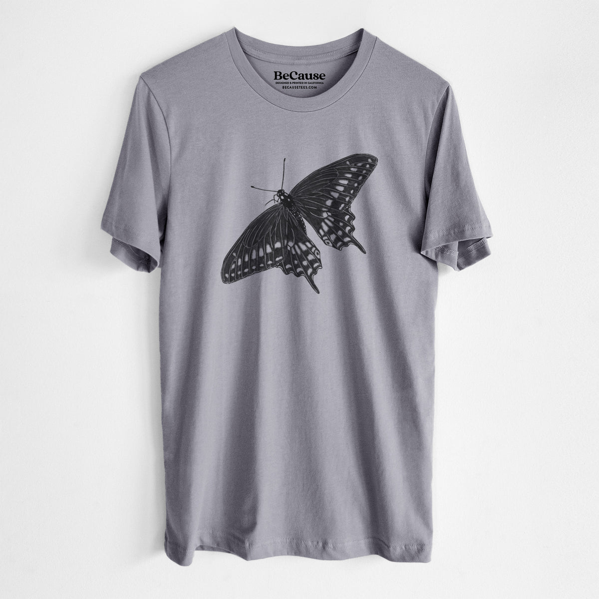 Black Swallowtail Butterfly - Papilio polyxenes - Lightweight 100% Cotton Unisex Crewneck