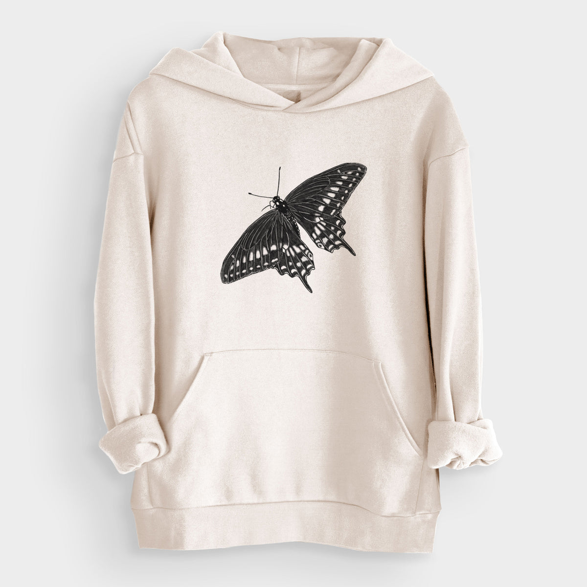 Black Swallowtail Butterfly - Papilio polyxenes  - Bodega Midweight Hoodie