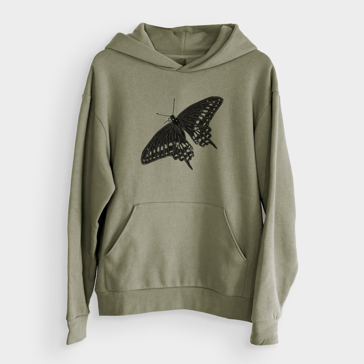 Black Swallowtail Butterfly - Papilio polyxenes  - Bodega Midweight Hoodie