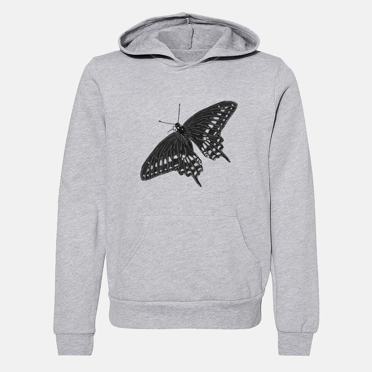 Black Swallowtail Butterfly - Papilio polyxenes - Youth Hoodie Sweatshirt