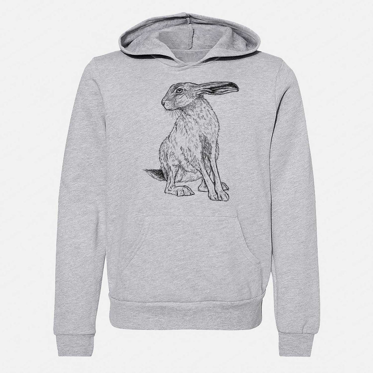 Black-tailed Jackrabbit - Lepus californicus - Youth Hoodie Sweatshirt