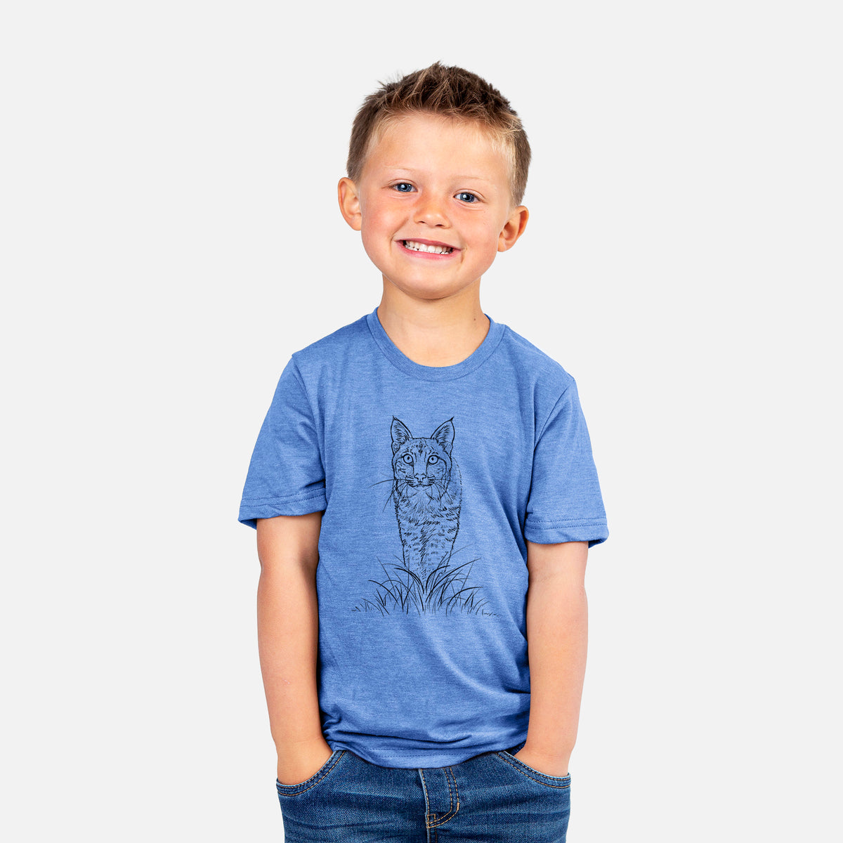 Bobcat - Lynx rufus - Kids Shirt
