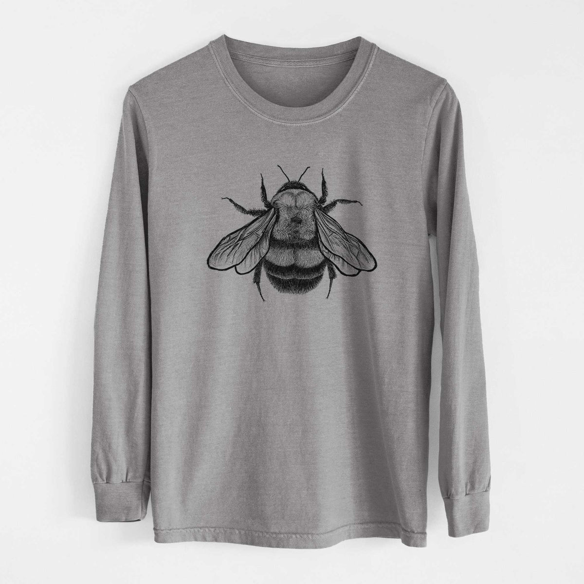 Bombus Affinis - Rusty-Patched Bumble Bee - Heavyweight 100% Cotton Long Sleeve
