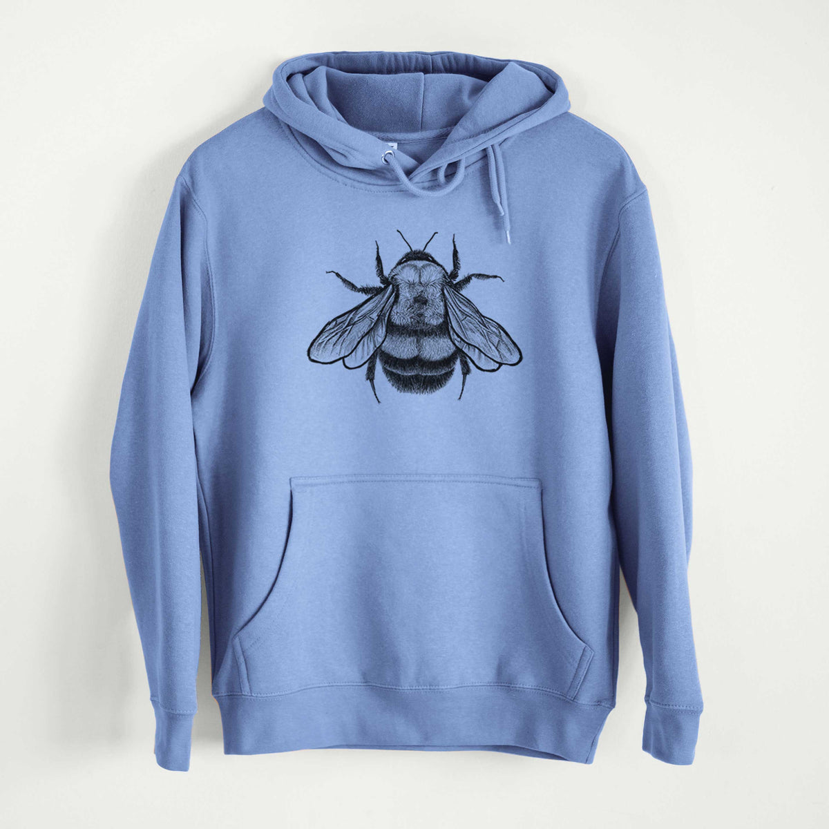 Bombus Affinis - Rusty-Patched Bumble Bee  - Mid-Weight Unisex Premium Blend Hoodie