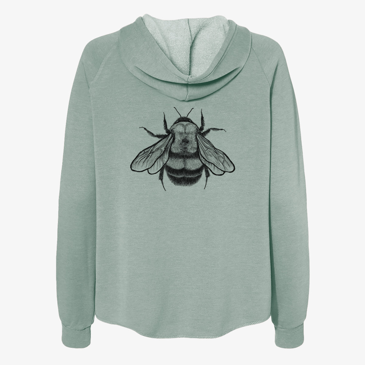 Bombus Affinis - Rusty-Patched Bumble Bee - Women&#39;s Cali Wave Zip-Up Sweatshirt