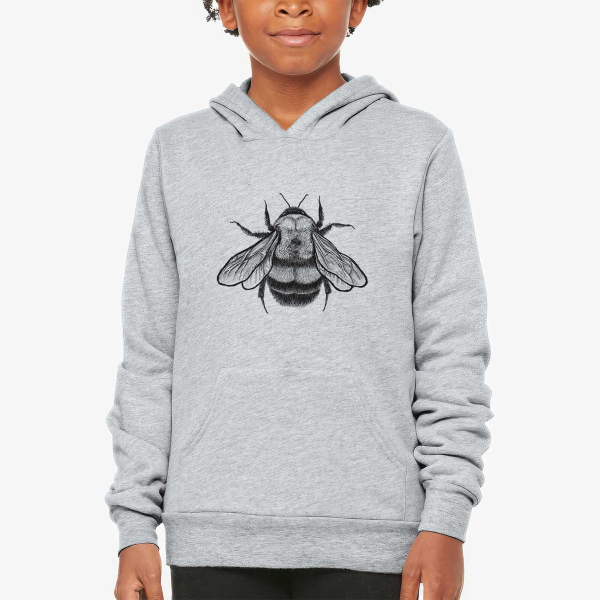 Bombus Affinis - Rusty-Patched Bumble Bee - Youth Hoodie Sweatshirt