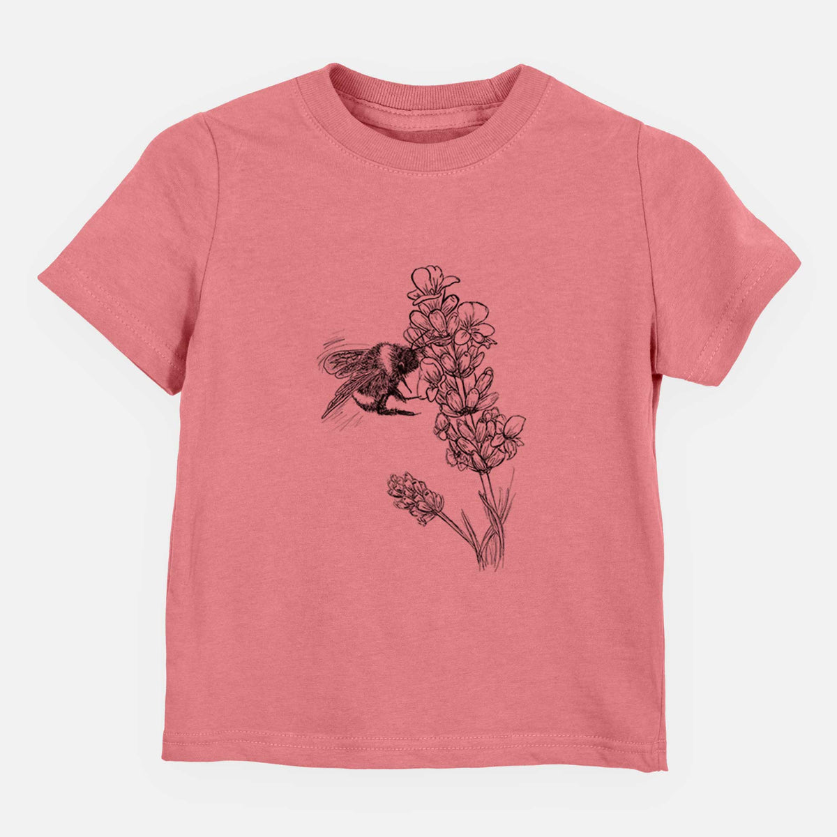 Bumblebee on English Lavender - Bombus Pensylvanicus - Kids Shirt