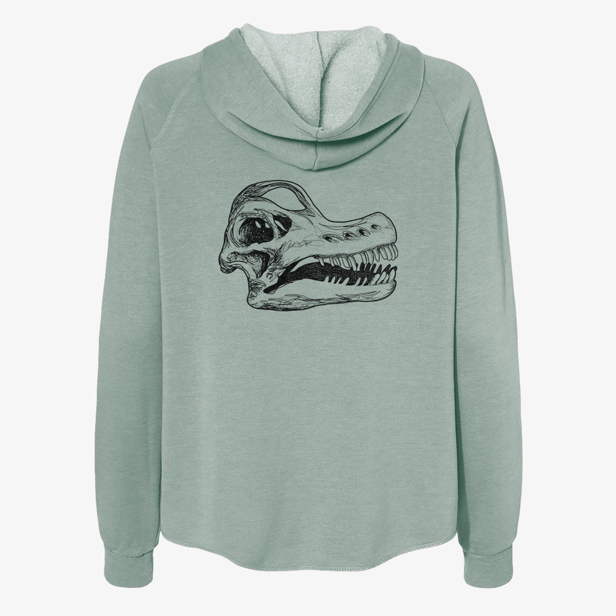 Brachiosaurus Skull - Women&#39;s Cali Wave Zip-Up Sweatshirt