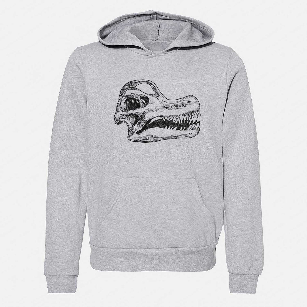 Brachiosaurus Skull - Youth Hoodie Sweatshirt