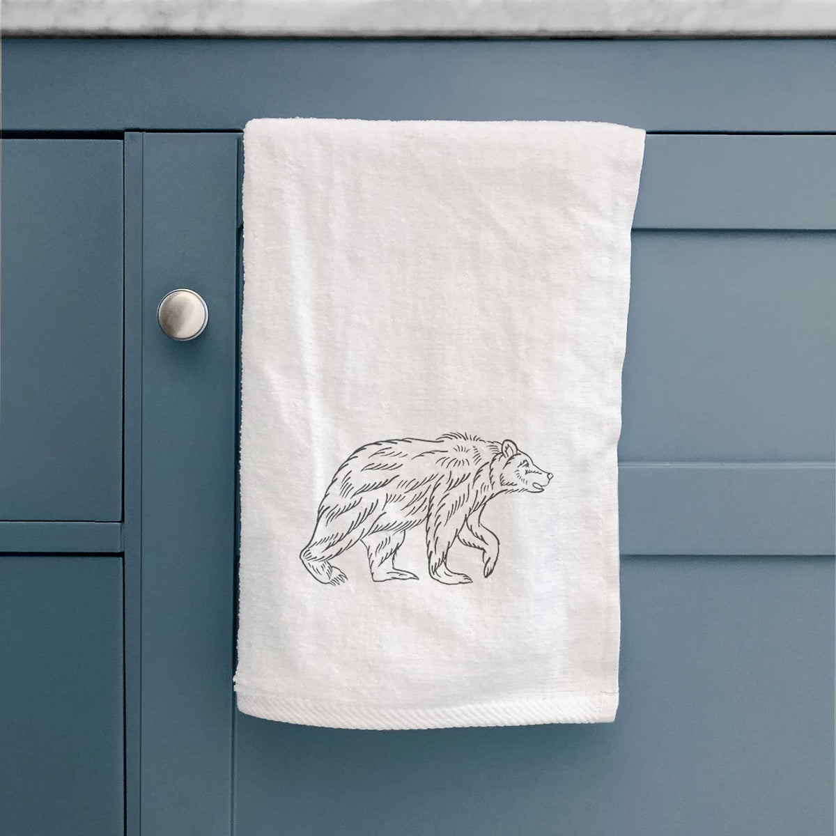 Brown Bear Hand Towel